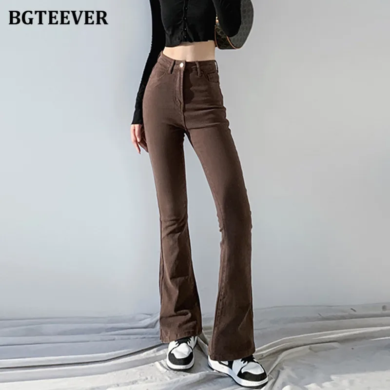 BGTEEVER Casual Chic Ladies Flare Jeans Pants Spring Skinny Denim Trousers for Women High Waist Slim Pockets Female Jeans 2022
BGTEEVER Casual Chic Ladies Flare Jeans Pants Spring Skinny Denim Trousers for Women High Waist Slim Pockets Female Jeans 2022