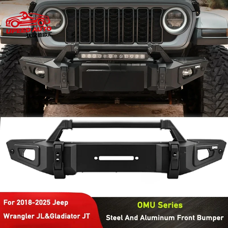 Suitable for Off Road 4x4 Accessories OMU Series Steel And Aluminum With Front Bumper 2018-2025 Jeep Wrangler JL & Gladiator JT
Suitable for Off Road 4x4 Accessories OMU Series Steel And Aluminum With Front Bumper 2018-2025 Jeep Wrangler JL & Gladiator JT
