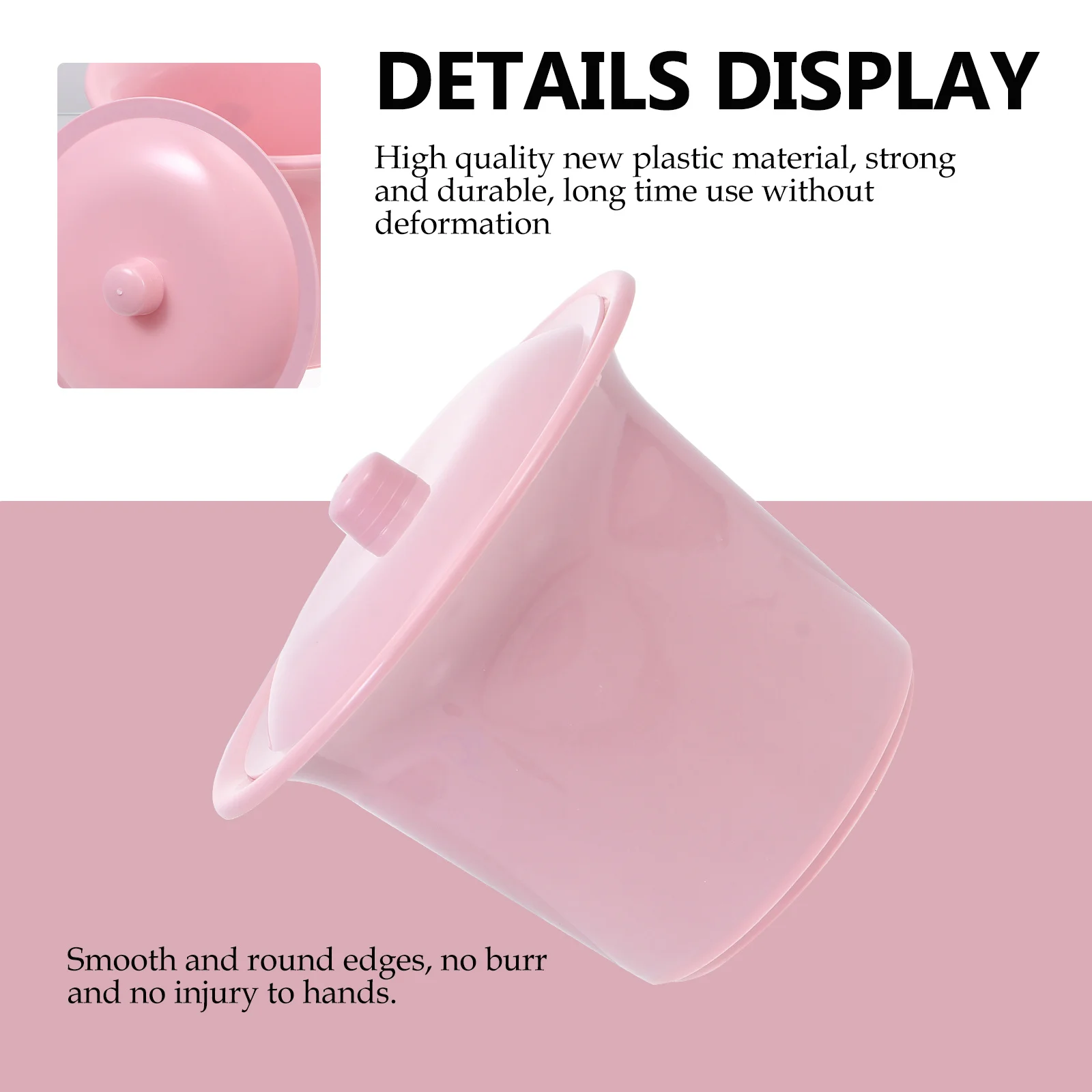 1Pcs Plastic Bedpan Spittoon Durable Lid Covered Lightweight Compact Suitable for Children Elders Home Urinal Bucket 
1Pcs Plastic Bedpan Spittoon Durable Lid Covered Lightweight Compact Suitable for Children Elders Home Urinal Bucket