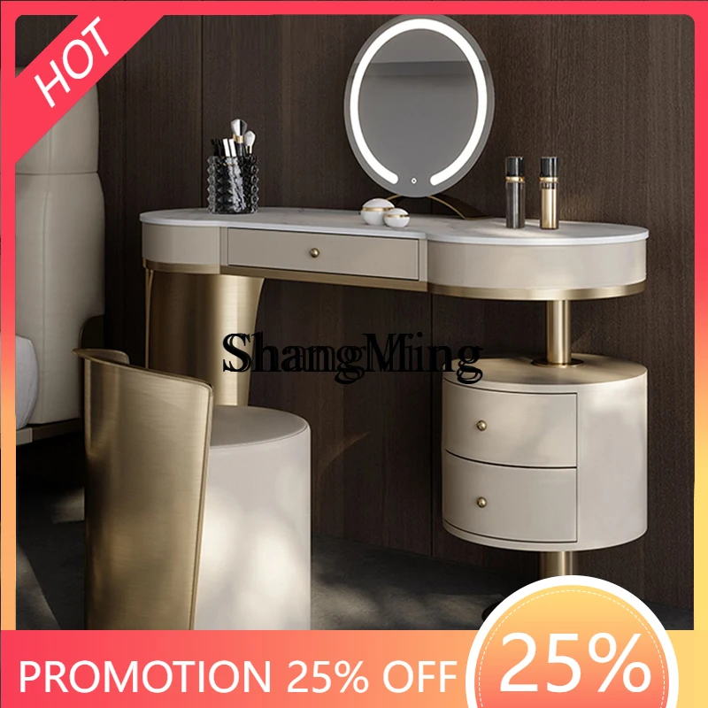 SM home lighting luxury rock slab dresser bedroom furniture modern simple integrated makeup table
SM home lighting luxury rock slab dresser bedroom furniture modern simple integrated makeup table