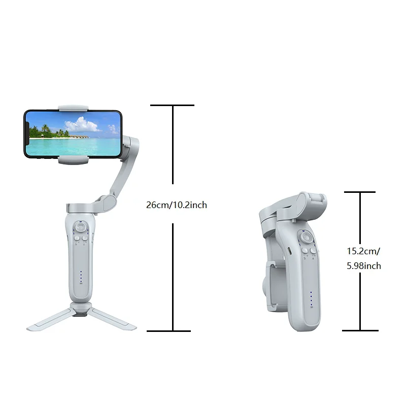 Factory L7Bpro 3 Axis Handheld Foldable Gimbal Stabilizer with AI 360 Face Tracking VLOG Selfie and Tripod for Video Cameras
Factory L7Bpro 3 Axis Handheld Foldable Gimbal Stabilizer with AI 360 Face Tracking VLOG Selfie and Tripod for Video Cameras