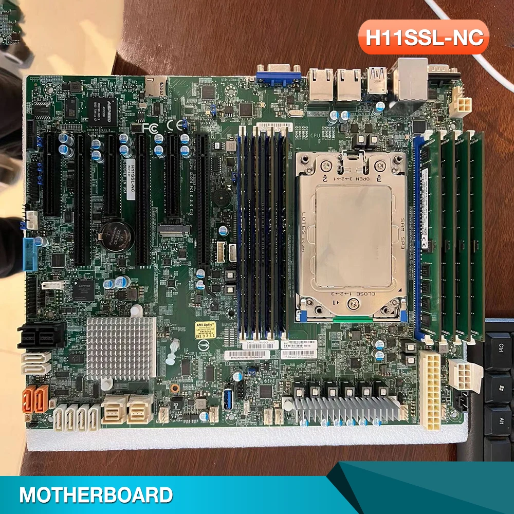 EPYC 7001/7002 Series Processor 8 SATA 3.0 + Broadcom 3008 for 8 SAS3 Ports + 2 NVMe For Supermicro Motherboard H11SSL-NC
EPYC 7001/7002 Series Processor 8 SATA 3.0 + Broadcom 3008 for 8 SAS3 Ports + 2 NVMe For Supermicro Motherboard H11SSL-NC