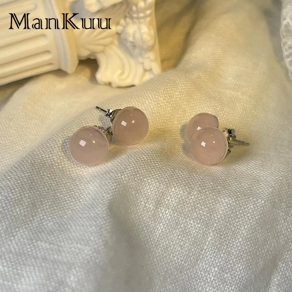 Mankuu Fashion Jewelry 925 Sterling Silver Natural Healing Crystal Stone Rose Quartz Amethyst Stud Earrings Trend For Women 2023
Mankuu Fashion Jewelry 925 Sterling Silver Natural Healing Crystal Stone Rose Quartz Amethyst Stud Earrings Trend For Women 2023