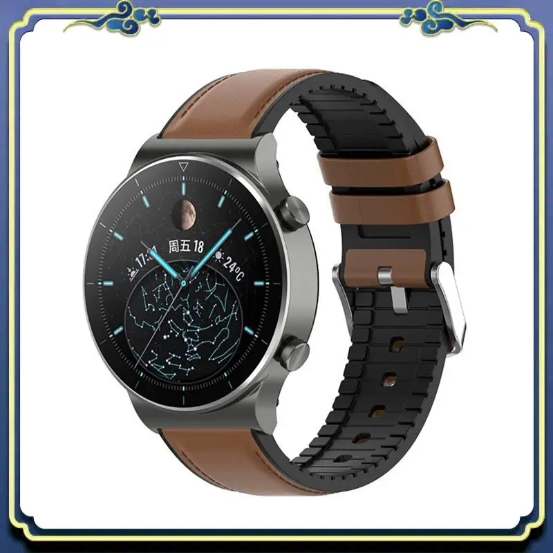 Portable 2X Leather Watchband Strap For Huawei Watch GT2 Pro Bracelet Band 22Mm Wristband For Huawei WATCH Gt 2 Pro Brown
Portable 2X Leather Watchband Strap For Huawei Watch GT2 Pro Bracelet Band 22Mm Wristband For Huawei WATCH Gt 2 Pro Brown