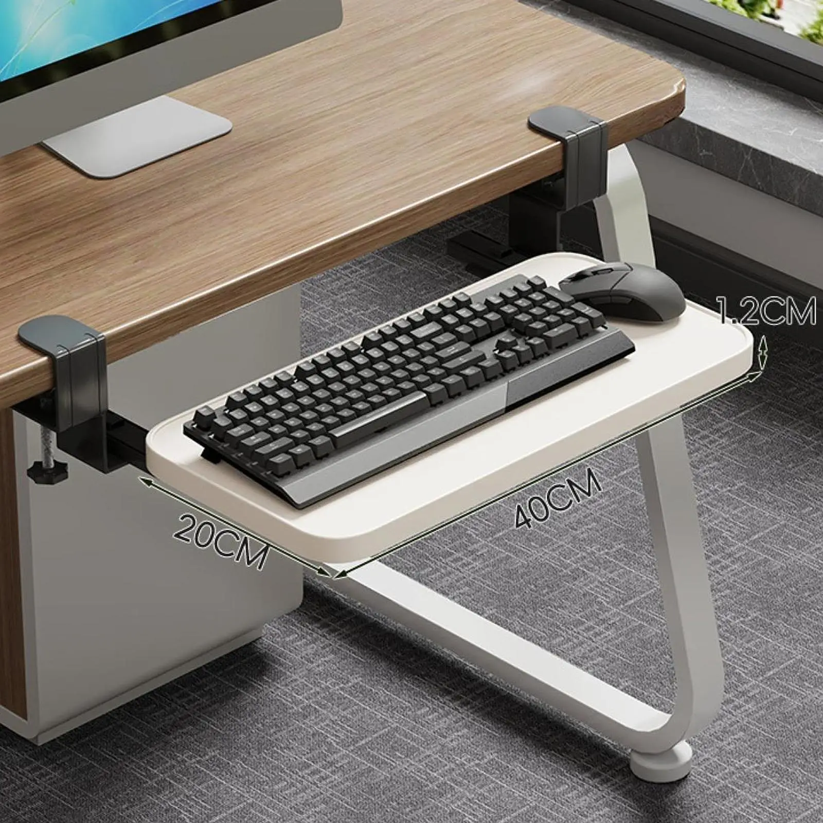 Desk Extend Tray Desk Extend Shelf Board Men Women Easy to Install Table Mount Space Saving Wrist Support Keyboard Tray
Desk Extend Tray Desk Extend Shelf Board Men Women Easy to Install Table Mount Space Saving Wrist Support Keyboard Tray