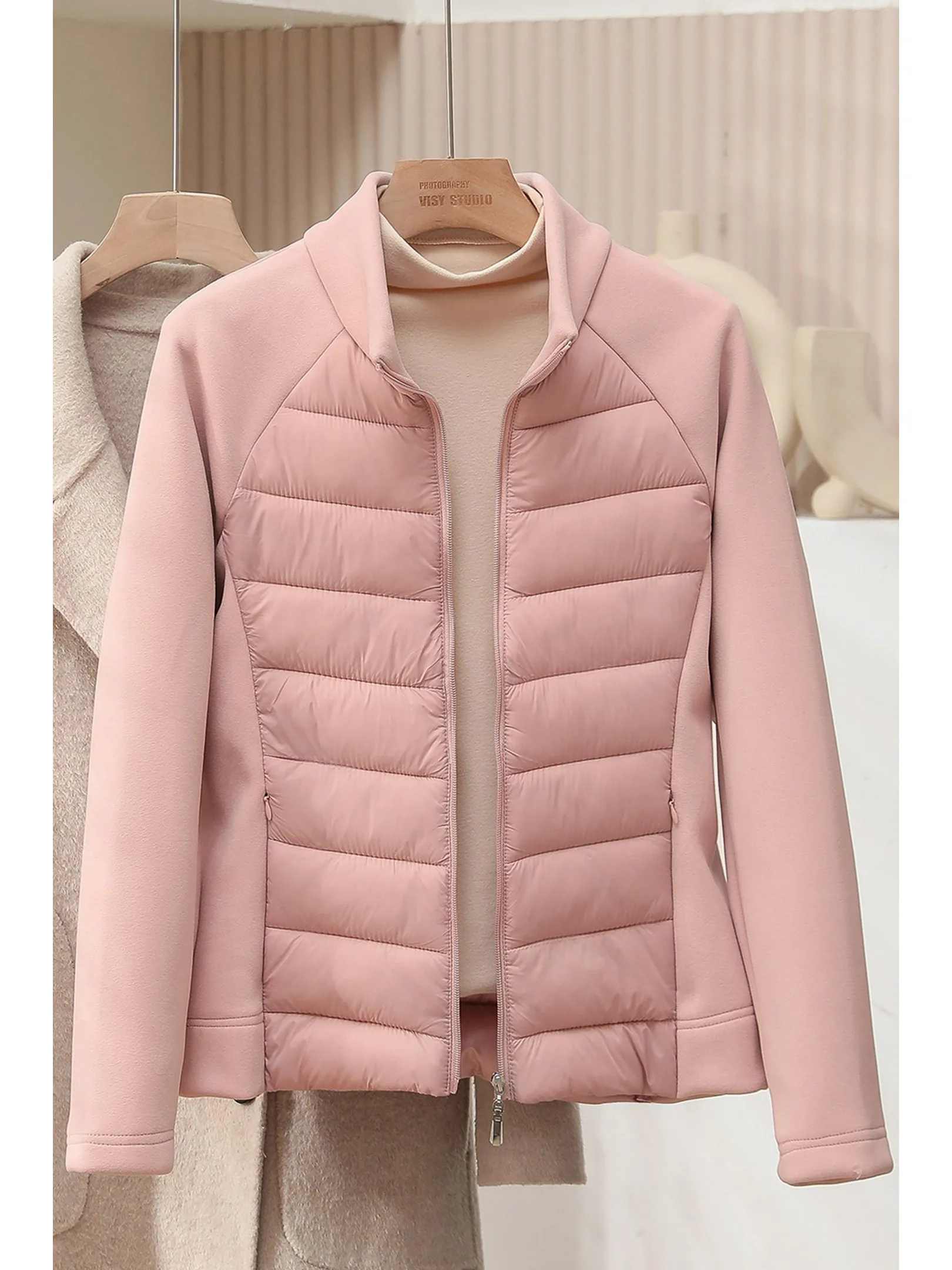 Casual Lightweight Cotton Jaet Women's Inner Wear ort Sle Winter Coat Thin Fabric Commute Sle Pure Color Zipper Closure
Casual Lightweight Cotton Jaet Women's Inner Wear ort Sle Winter Coat Thin Fabric Commute Sle Pure Color Zipper Closure