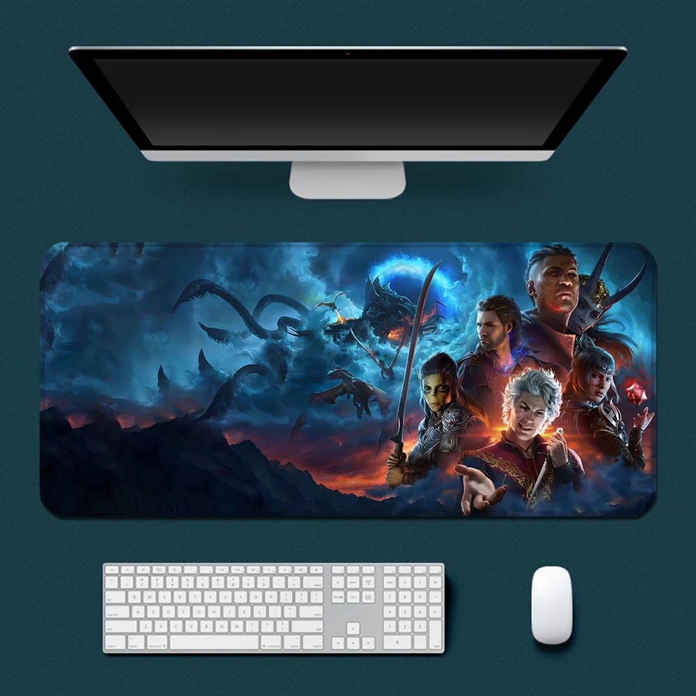 Классический игровой коврик для мыши Baldur Astarion с HD-печатью, для компьютерных геймеров, с фиксирующим краем, нескользящий, XXL 90x40 см, для клавиатуры и ПК, настольный коврик
Классический игровой коврик для мыши Baldur Astarion с HD-печатью, для компьютерных геймеров, с фиксирующим краем, нескользящий, XXL 90x40 см, для клавиатуры и ПК, настольный коврик