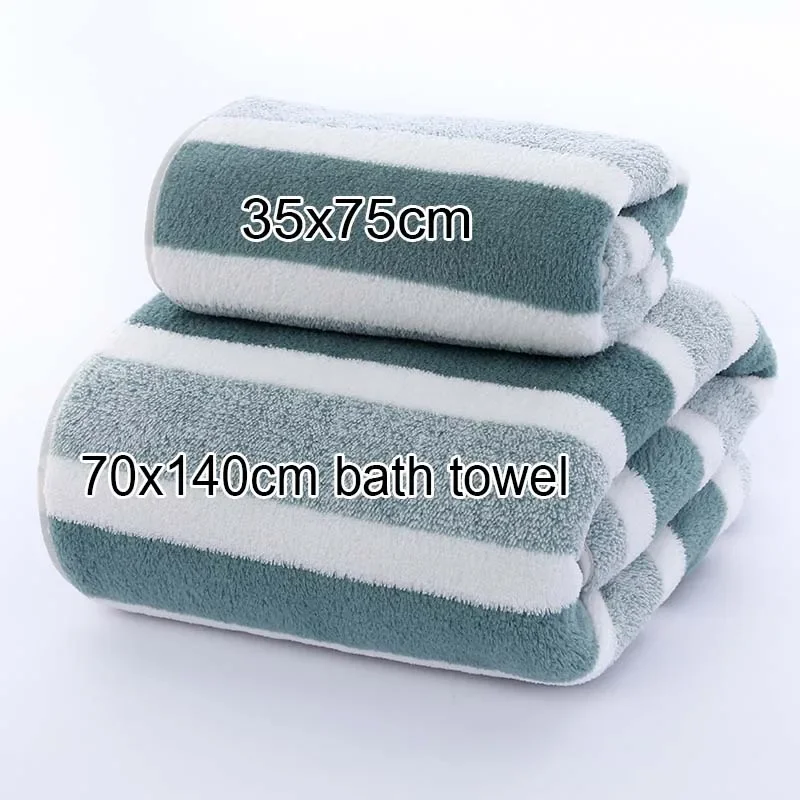 1 pcs Striped Face Towel 35x75cm For Bathroom Or Soft And Absorbent Quick-Drying Experience Microfiber Bath Towel 70x140cm
1 pcs Striped Face Towel 35x75cm For Bathroom Or Soft And Absorbent Quick-Drying Experience Microfiber Bath Towel 70x140cm