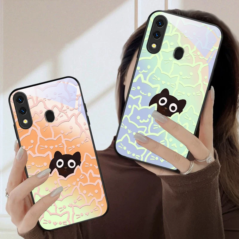 Colorful silhouette cat For Samsung Galaxy A20 A20s 21s A22 A23 A24 A25 A26 A42 A90 A50 A55 52s A56 A70 71 72 glass phone case
Colorful silhouette cat For Samsung Galaxy A20 A20s 21s A22 A23 A24 A25 A26 A42 A90 A50 A55 52s A56 A70 71 72 glass phone case