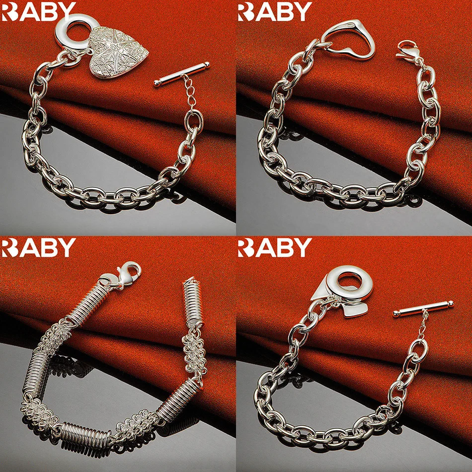 URBABY 925 Sterling Silver Design Bracelets For Women Men Creativity Gifts Street All-match Party And Daily Wear
URBABY 925 Sterling Silver Design Bracelets For Women Men Creativity Gifts Street All-match Party And Daily Wear