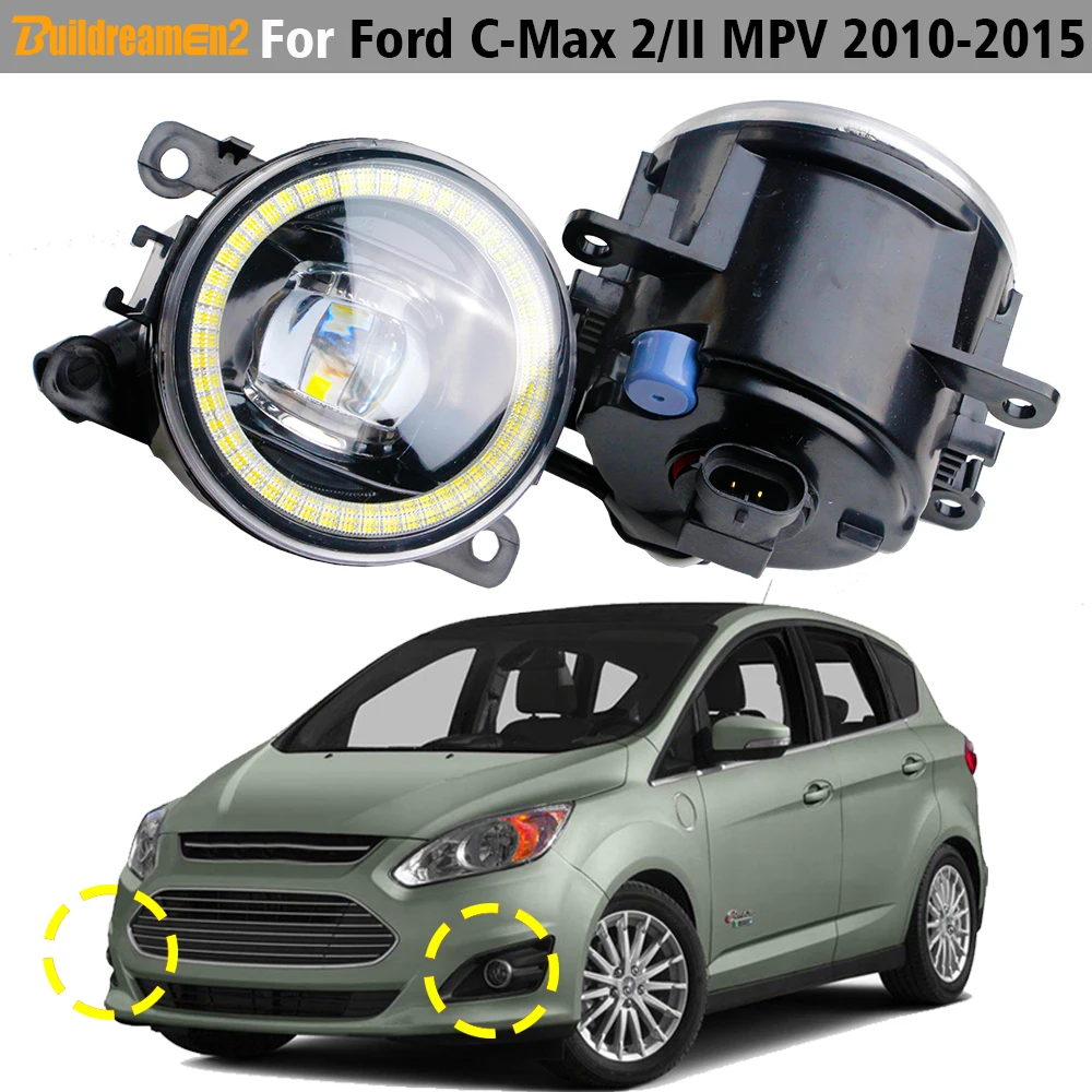 2 Pieces 30W Car LED Lens Fog Light Angel Eye DRL H11 12V For Ford C-Max Cmax Grand C-Max 2/II MPV 2010 2011 2012 2013 2014 2015
2 Pieces 30W Car LED Lens Fog Light Angel Eye DRL H11 12V For Ford C-Max Cmax Grand C-Max 2/II MPV 2010 2011 2012 2013 2014 2015