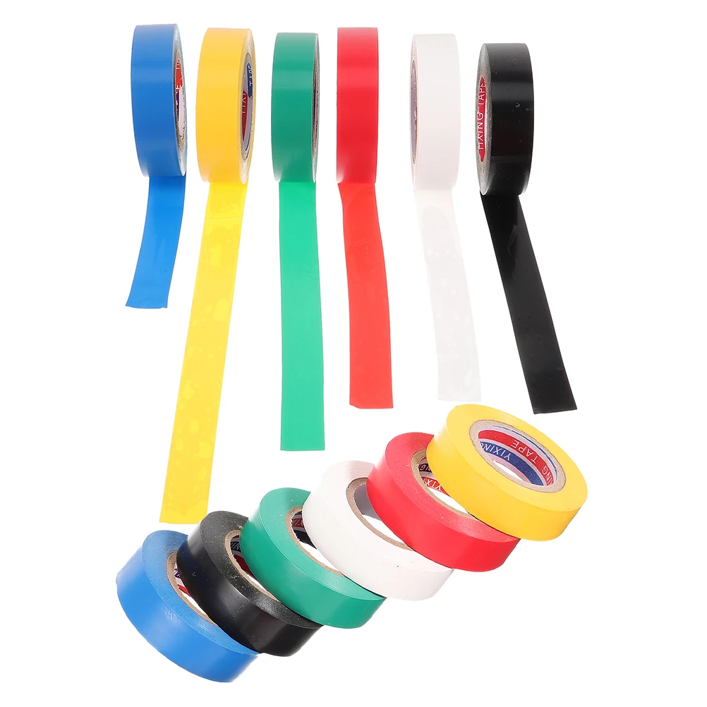 12 Rolls Colored Colored Tape Wide Electrical Tape Electrical PVC Light Blocking Stickers Wire Cable Fixing Safety
12 Rolls Colored Colored Tape Wide Electrical Tape Electrical PVC Light Blocking Stickers Wire Cable Fixing Safety