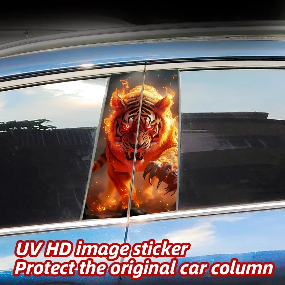 Ferocious Tiger Car Stickers Auto B Pillar Waterproof Center Column Decor Cover Scratches Car Doors Pillar Decals Accessories
Ferocious Tiger Car Stickers Auto B Pillar Waterproof Center Column Decor Cover Scratches Car Doors Pillar Decals Accessories