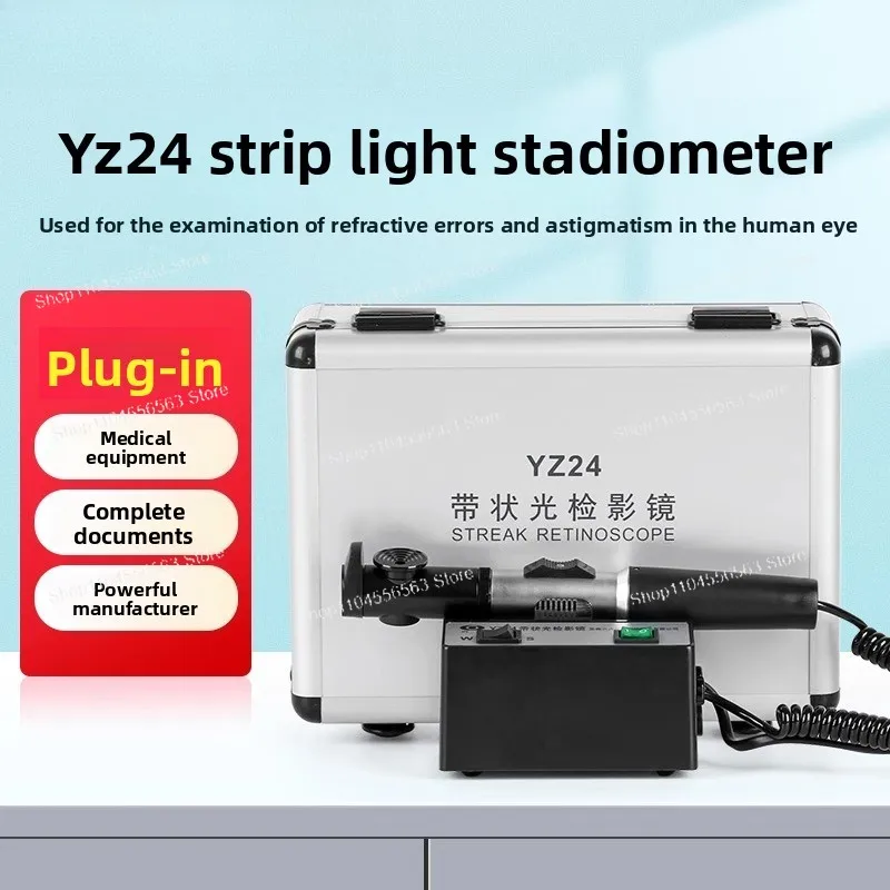 Streak Retinoscope YZ24 - Adjustable Light Intensity Optometry Instrument for Optical Shop & Ophthalmology Use
Streak Retinoscope YZ24 - Adjustable Light Intensity Optometry Instrument for Optical Shop & Ophthalmology Use