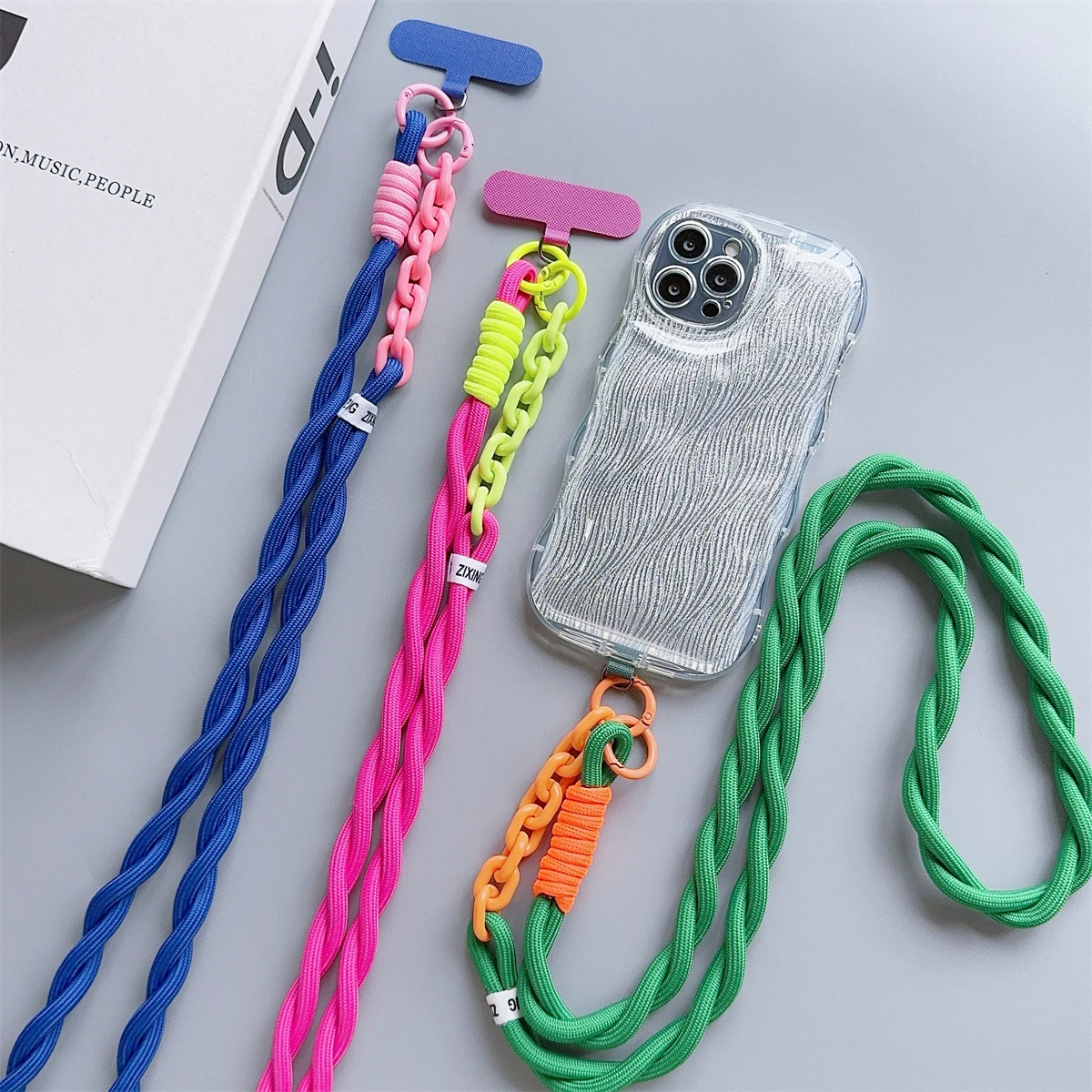 1pc Cute Phone Lanyard Diameter Outdoor Universal Xyun Acrylic Crossbody Shoulder Card Neck Cord Clip Hang Anti-lost Wrist Strap
1pc Cute Phone Lanyard Diameter Outdoor Universal Xyun Acrylic Crossbody Shoulder Card Neck Cord Clip Hang Anti-lost Wrist Strap
