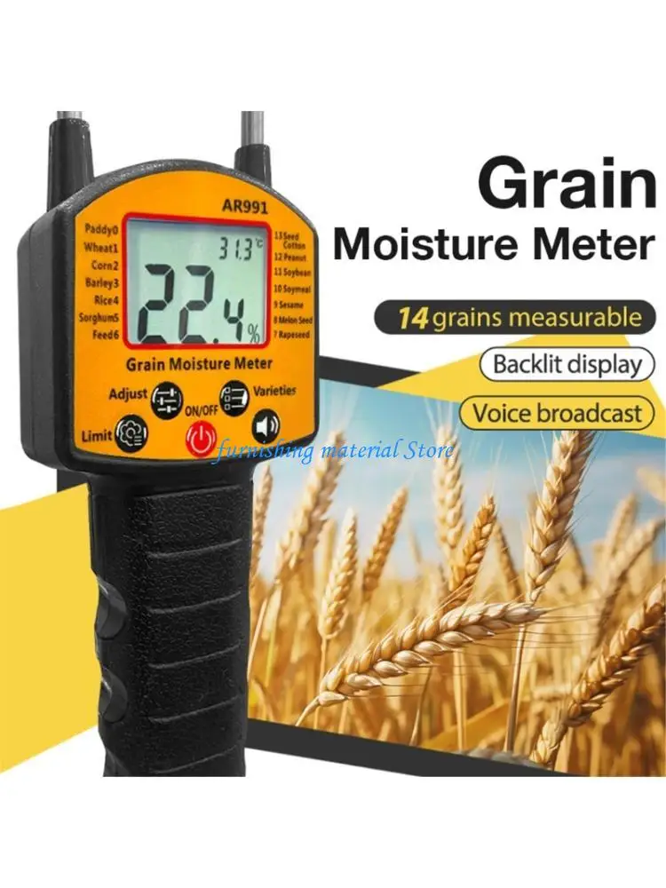 Y5GD Agricultural Moisture Detectors with Memory Function Small Grains Moisture Analyzers Easy to Use for Paddy Wheat Feed
Y5GD Agricultural Moisture Detectors with Memory Function Small Grains Moisture Analyzers Easy to Use for Paddy Wheat Feed