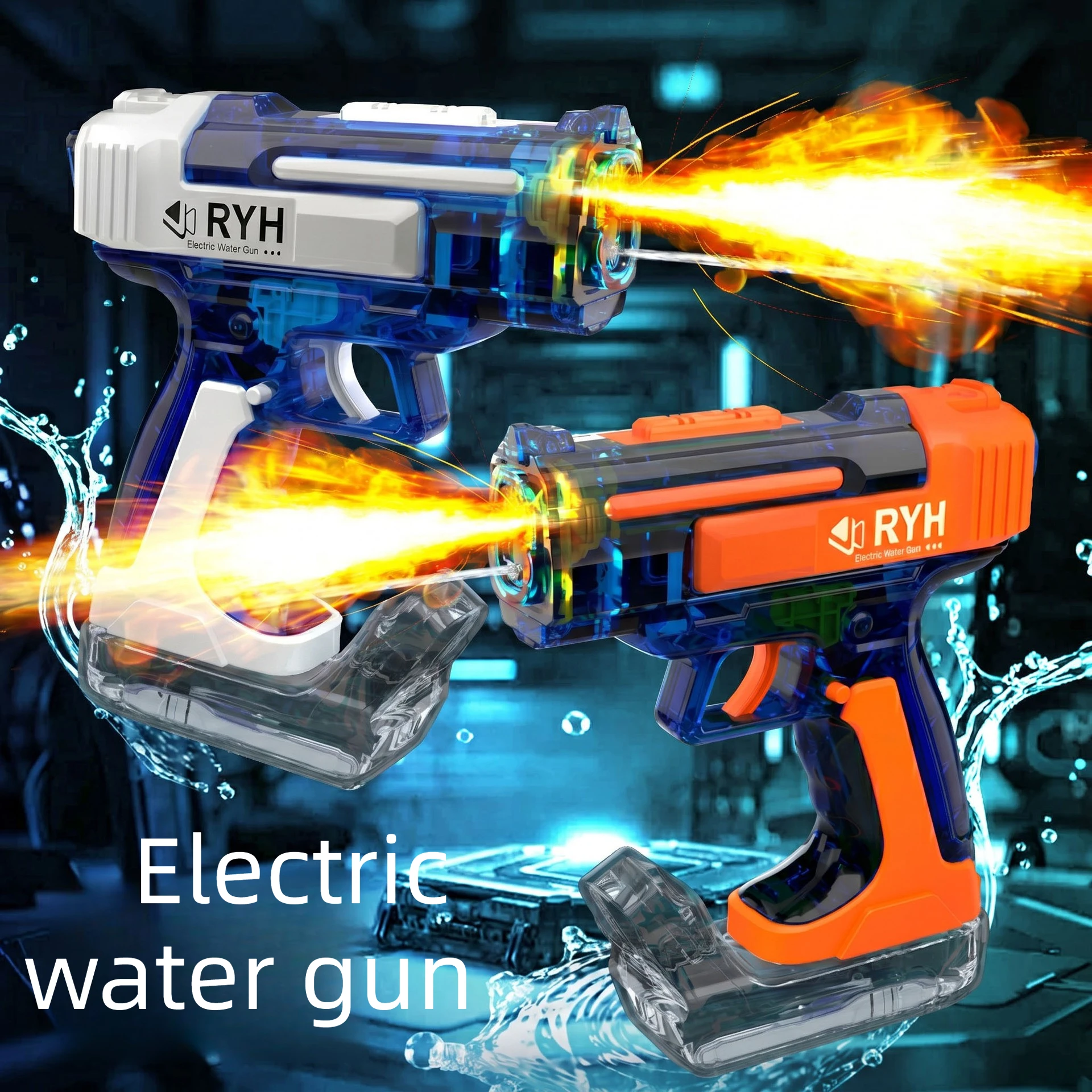 Electric Water Gun with Lights Continuous Firing Squirt Gun Outdoor Toy Watergun Mist Spray Water Pistol Children Toy Gun Gift
Electric Water Gun with Lights Continuous Firing Squirt Gun Outdoor Toy Watergun Mist Spray Water Pistol Children Toy Gun Gift