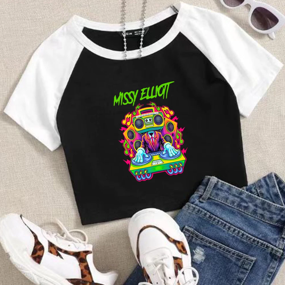 Суперкороткая футболка для девочек Missy Elliott Tour 2024 с круглым вырезом, повседневные музыкальные поклонники, подарок, модные короткие топы с короткими рукавами
Суперкороткая футболка для девочек Missy Elliott Tour 2024 с круглым вырезом, повседневные музыкальные поклонники, подарок, модные короткие топы с короткими рукавами