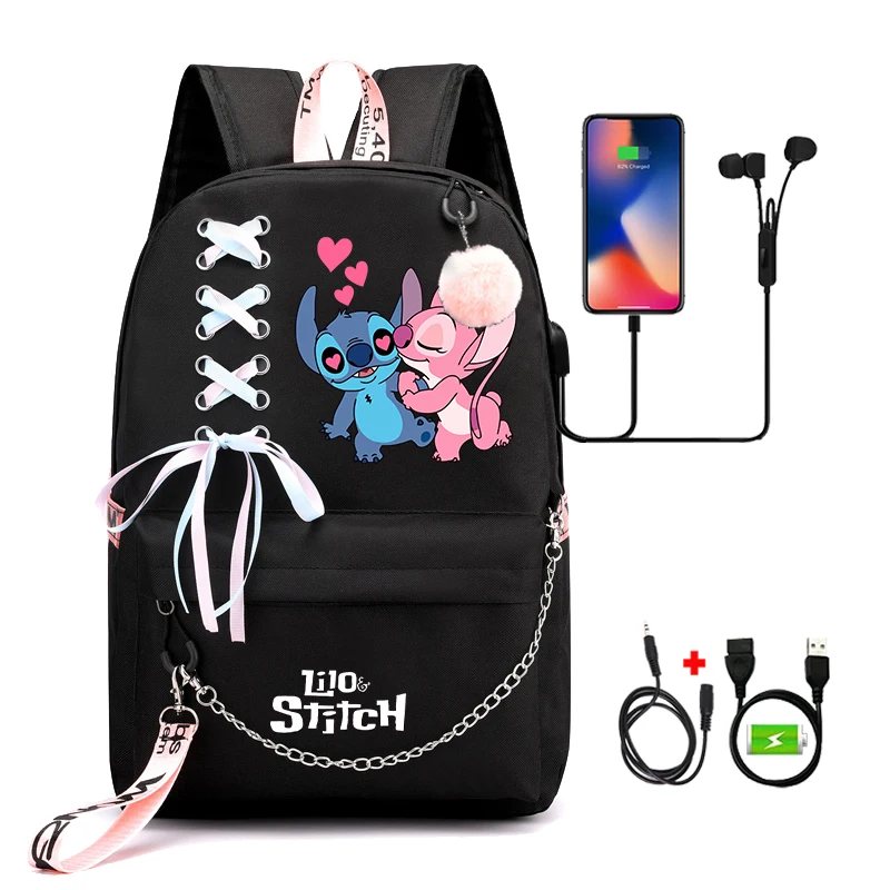 MINISO Lilo Stitch backpack Cartoon Bookbag Travel Bag Student Teenagers Knapsack Boy Girl Schoolbag Daily Rucksack
MINISO Lilo Stitch backpack Cartoon Bookbag Travel Bag Student Teenagers Knapsack Boy Girl Schoolbag Daily Rucksack
