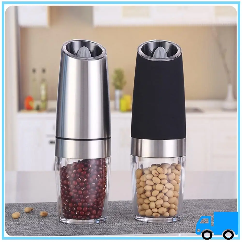 Latest Electric Gravity Pepper Grinder Set Of 2, Automatic Salt And Pepper Mill Grinder, Battery Powered, One Hand Operation
Latest Electric Gravity Pepper Grinder Set Of 2, Automatic Salt And Pepper Mill Grinder, Battery Powered, One Hand Operation