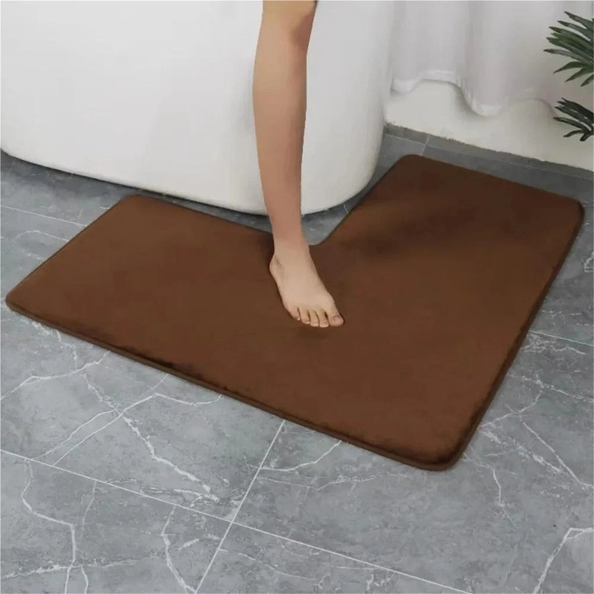 L-Shaped Bathroom Mats Soft Coral Fleece Corner Shower Mat Non-slip Absorbent Washable Suitable for Shower Toilet
L-Shaped Bathroom Mats Soft Coral Fleece Corner Shower Mat Non-slip Absorbent Washable Suitable for Shower Toilet