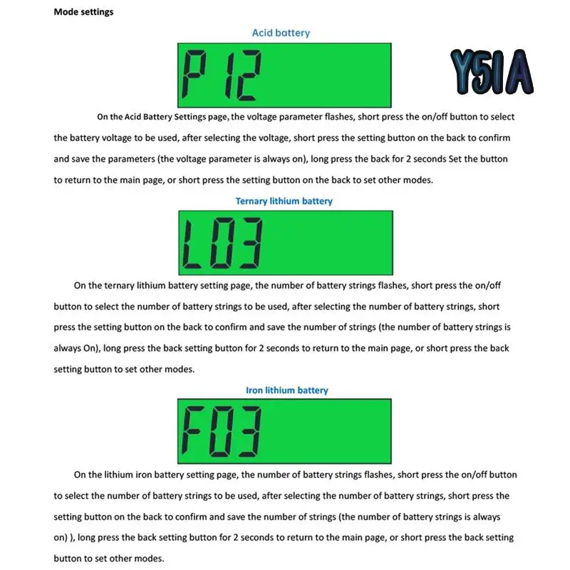 Y51A-DC 8-30V LCD Digital Battery Voltmeter Capacity Indicator Lithium Acid Battery Voltage Tester Meter Tool Typec Output
Y51A-DC 8-30V LCD Digital Battery Voltmeter Capacity Indicator Lithium Acid Battery Voltage Tester Meter Tool Typec Output