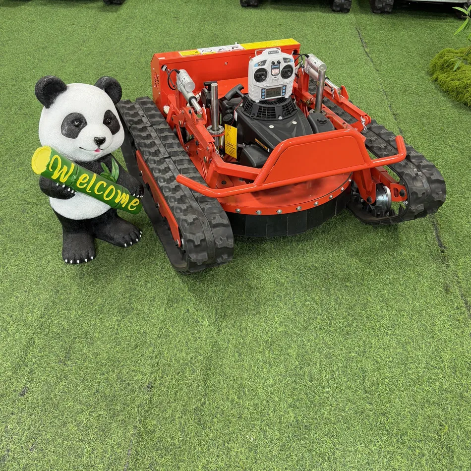 Customized lawn mower cutting width 900mm, driving slope 60 °, track type low fuel consumption lawn mower
Customized lawn mower cutting width 900mm, driving slope 60 °, track type low fuel consumption lawn mower