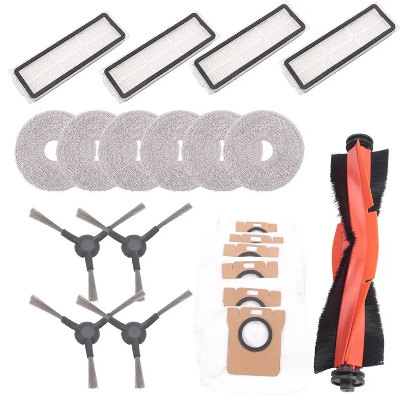 For Xiaomi Robot Vacuum X20 Pro / X20 Max / D102GL / D109GL Spare Parts Main Side Brush Hepa Filter Mop Pad Dust Bag-[A04I Tools
For Xiaomi Robot Vacuum X20 Pro / X20 Max / D102GL / D109GL Spare Parts Main Side Brush Hepa Filter Mop Pad Dust Bag-[A04I Tools