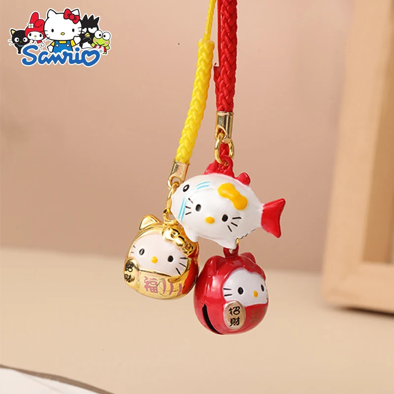 Sanrio Cartoon Hello Kitty Mobile Phone Bell Pendant Japanese Lucky Cat Bell Cute Accessory Girls Gift
Sanrio Cartoon Hello Kitty Mobile Phone Bell Pendant Japanese Lucky Cat Bell Cute Accessory Girls Gift