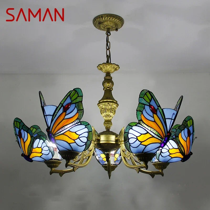 Люстра-бабочка SAMAN, роскошная художественная гостиная, ресторан, спальня, вилла, отель, кафе-бар, КТВ, клуб, цветное стекло, подвесной светильник
Люстра-бабочка SAMAN, роскошная художественная гостиная, ресторан, спальня, вилла, отель, кафе-бар, КТВ, клуб, цветное стекло, подвесной светильник