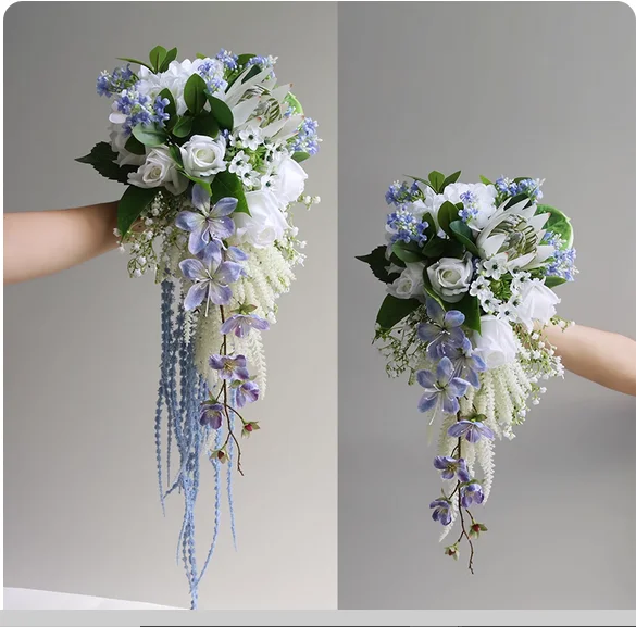 Каждый кусок синего цвета — это нежная рябь, с искусственными цветами в руках, свадебной фотографии и украшением для дома.
Каждый кусок синего цвета — это нежная рябь, с искусственными цветами в руках, свадебной фотографии и украшением для дома.