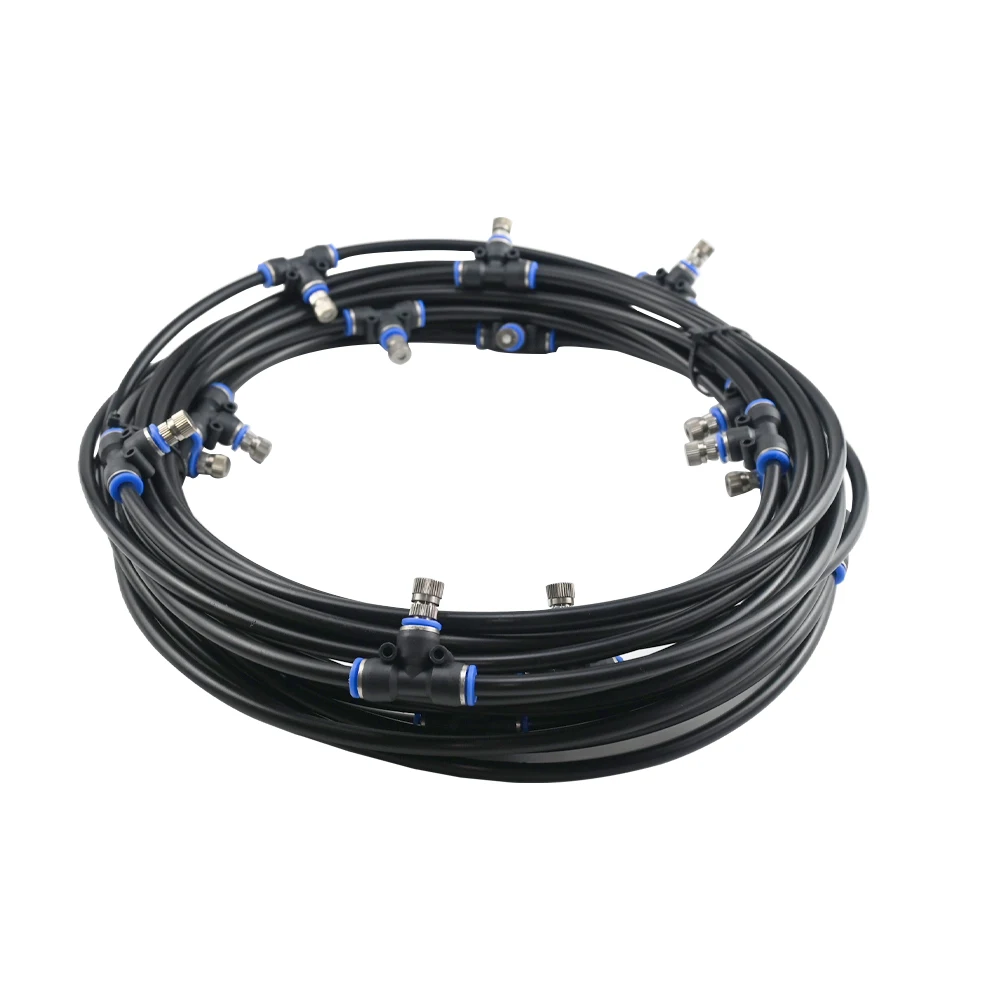 10M Outdoor DIY Mist Cooling System for Patio, Garden, & Greenhouse Irrigation
10M Outdoor DIY Mist Cooling System for Patio, Garden, & Greenhouse Irrigation