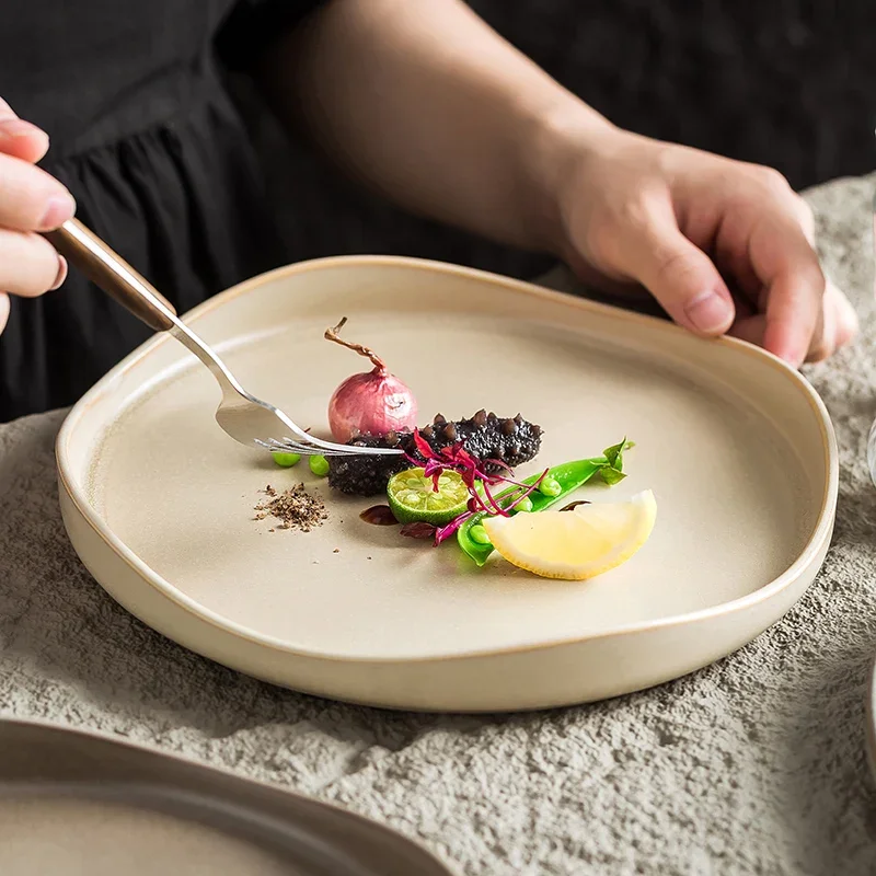 Creative Circular Ceramic Flat Plate Steak Plate Pasta Plate Restaurant Specialty Tableware
Creative Circular Ceramic Flat Plate Steak Plate Pasta Plate Restaurant Specialty Tableware