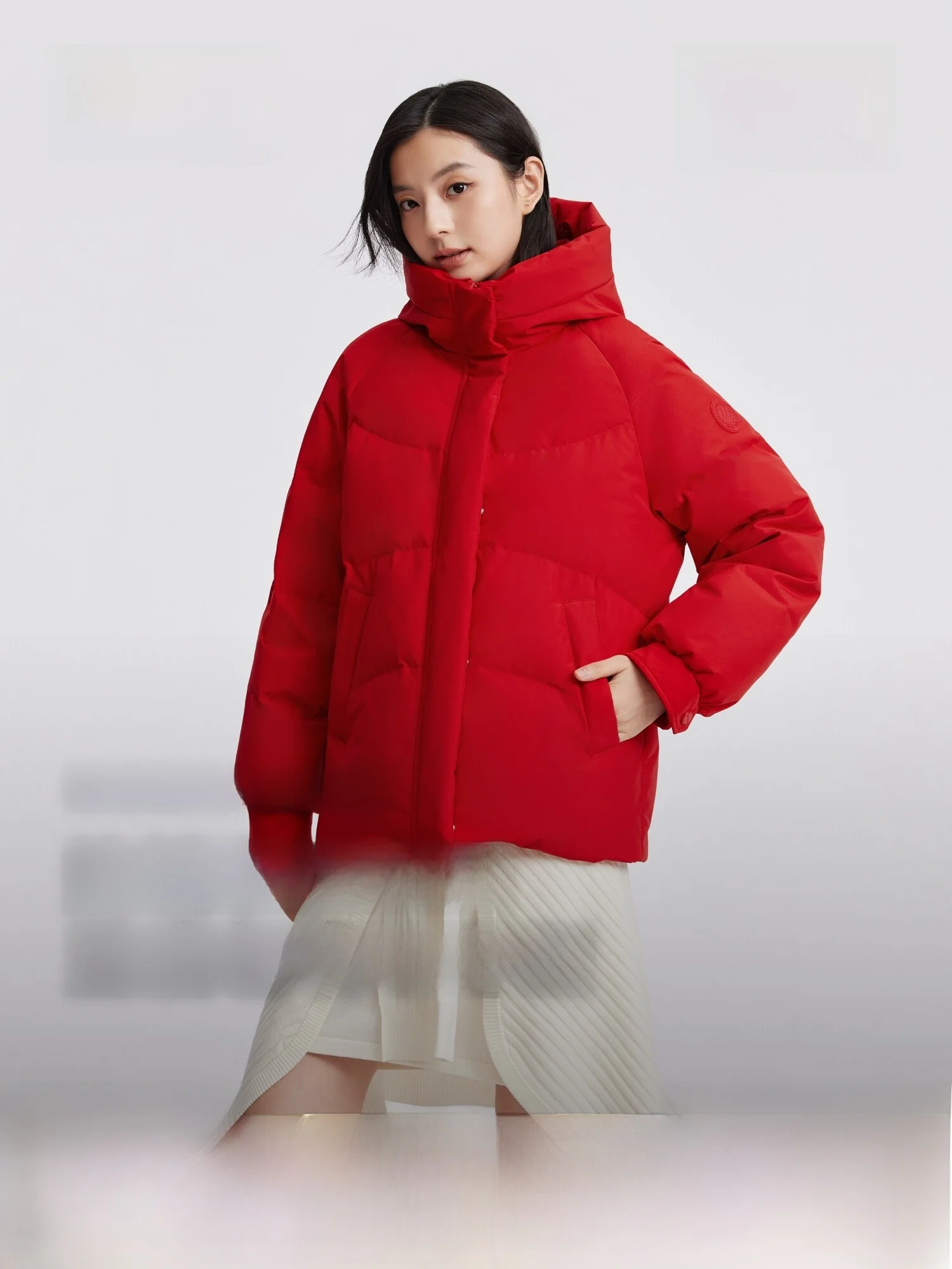 Bosideng New Year Red Women's Casual ort Puffer Jaet Hooded Thi Warm Loose Fit Polyester Fiber Du down Ci Leisure
Bosideng New Year Red Women's Casual ort Puffer Jaet Hooded Thi Warm Loose Fit Polyester Fiber Du down Ci Leisure