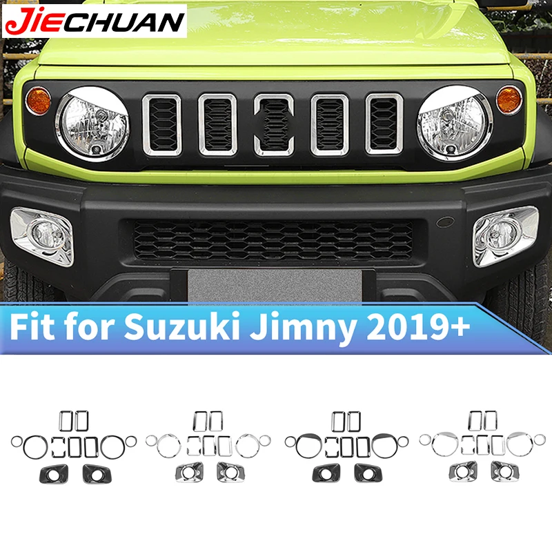 JIECHUAN Car Front Headlight/Front Turn Signal/Front Fog Light Decorative Ring/Grille Decorative Frame For Suzuki Jimny 2019 Up
JIECHUAN Car Front Headlight/Front Turn Signal/Front Fog Light Decorative Ring/Grille Decorative Frame For Suzuki Jimny 2019 Up