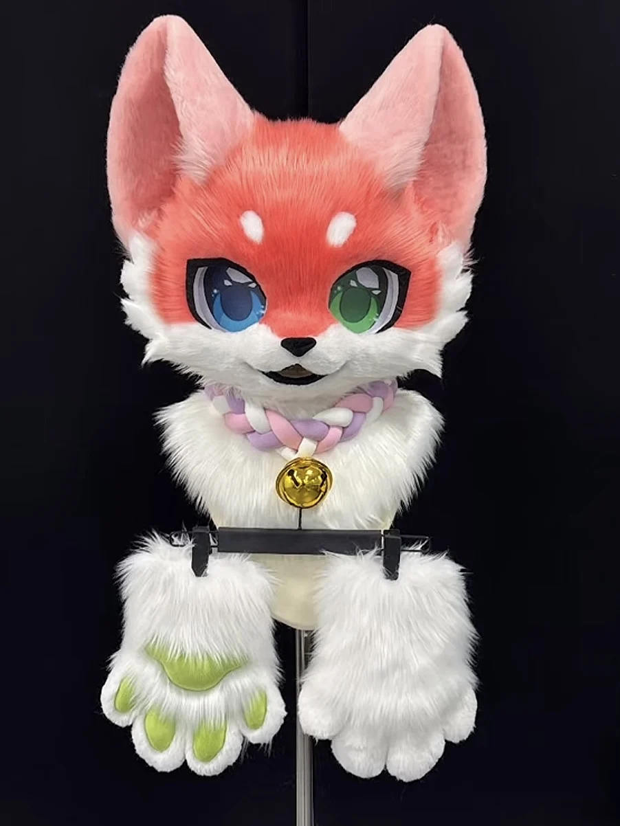 Soft fur headgear suit, role-playing, Halloween, party, birthday, wolf, fox, cat, dog character anime
Soft fur headgear suit, role-playing, Halloween, party, birthday, wolf, fox, cat, dog character anime