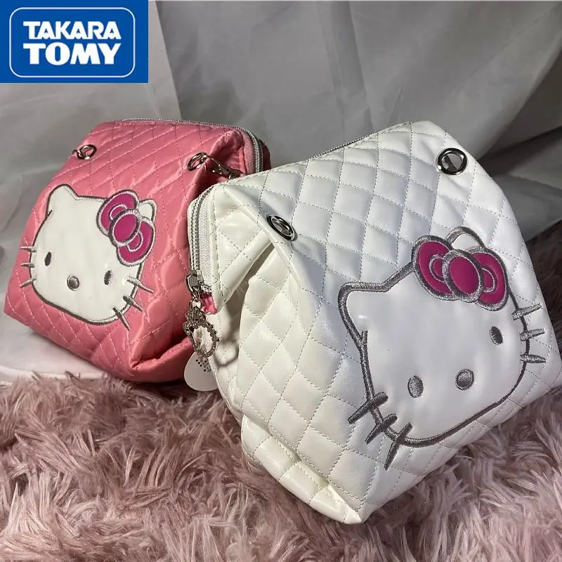 TAKARA TOMY2022 New Cartoon Female Hellokitty Sweet White PU Messenger Bag Student Embroidery Zipper Shoulder Handbag
TAKARA TOMY2022 New Cartoon Female Hellokitty Sweet White PU Messenger Bag Student Embroidery Zipper Shoulder Handbag