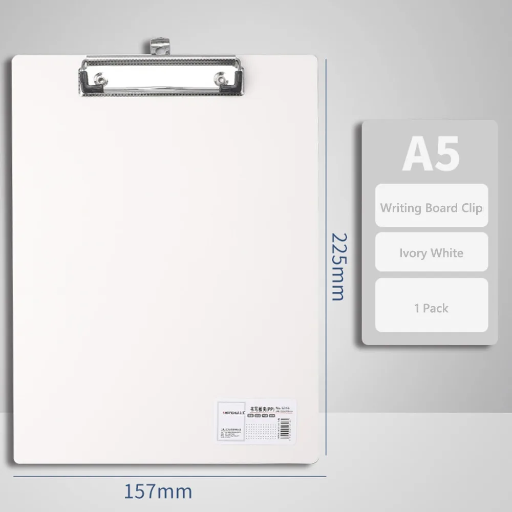 Multifunctional A4/A5 Writing Splint Horizontal/Vertical With Hanging Hole Writing Board Clip Writing Clipboard School Office
Multifunctional A4/A5 Writing Splint Horizontal/Vertical With Hanging Hole Writing Board Clip Writing Clipboard School Office