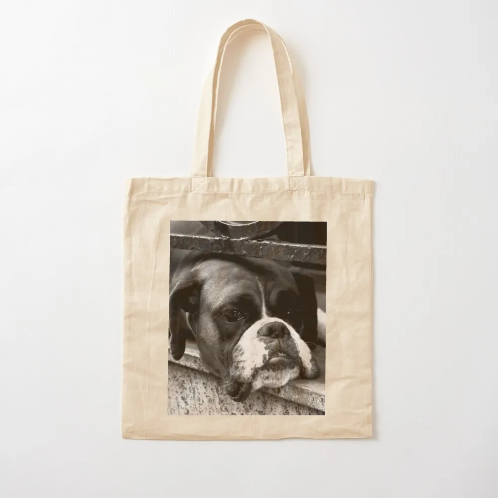Boxer Dog On Windowsill Tote Bag large tote screen Large bags for women shopper bags Canvas
Boxer Dog On Windowsill Tote Bag large tote screen Large bags for women shopper bags Canvas