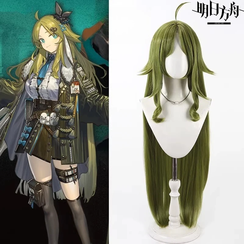 Arknights Ripresa Cosplay Wig Long Green Hair Heat Resistant Liesel Scalp Top Loose Hair Wig Cap for Halloween Party RolePlay
Arknights Ripresa Cosplay Wig Long Green Hair Heat Resistant Liesel Scalp Top Loose Hair Wig Cap for Halloween Party RolePlay