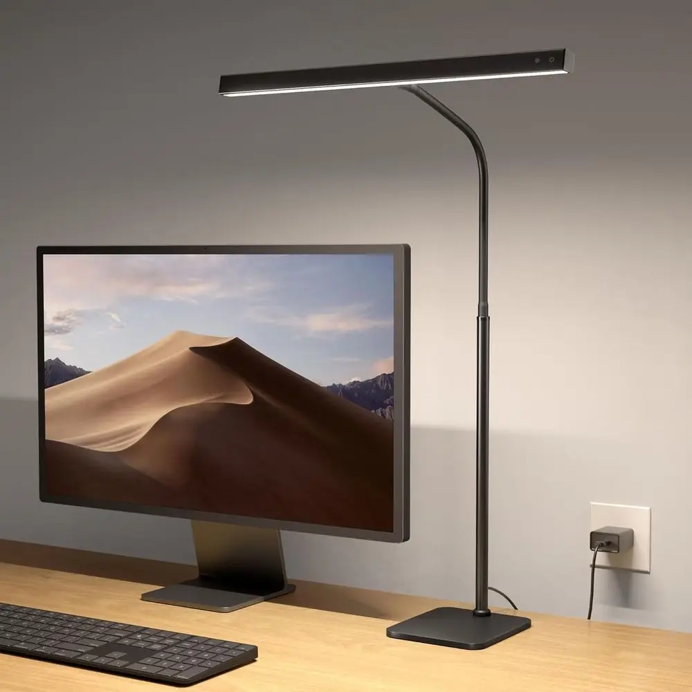 LED Desk Lamp with Touch Control, 12W 3 Color Dimmable Light, Ideal for Office, Eye-Care, and Reading
LED Desk Lamp with Touch Control, 12W 3 Color Dimmable Light, Ideal for Office, Eye-Care, and Reading