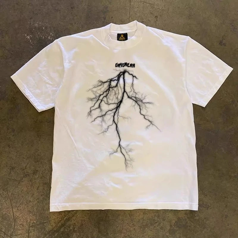 Pure Cotton Double Thread Loose Men's Short Sleeve T-shirt Retro American Style Heavyweight Couple's T-shirt by Xiao Chen Story
Pure Cotton Double Thread Loose Men's Short Sleeve T-shirt Retro American Style Heavyweight Couple's T-shirt by Xiao Chen Story