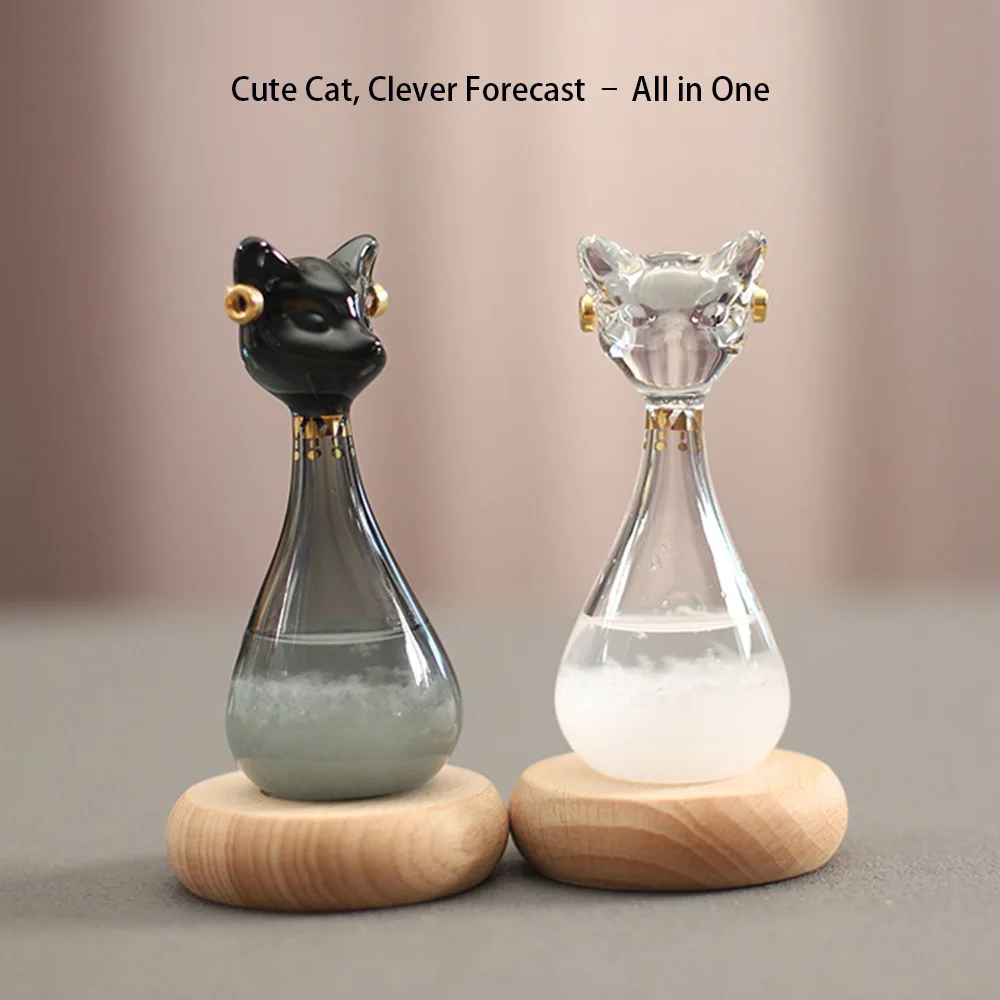 Egyptian Cat Storm Glass Weather Forecast Bottle | Desktop Crystal Weather Predictor | Unique Gift & Home Decor
Egyptian Cat Storm Glass Weather Forecast Bottle | Desktop Crystal Weather Predictor | Unique Gift & Home Decor