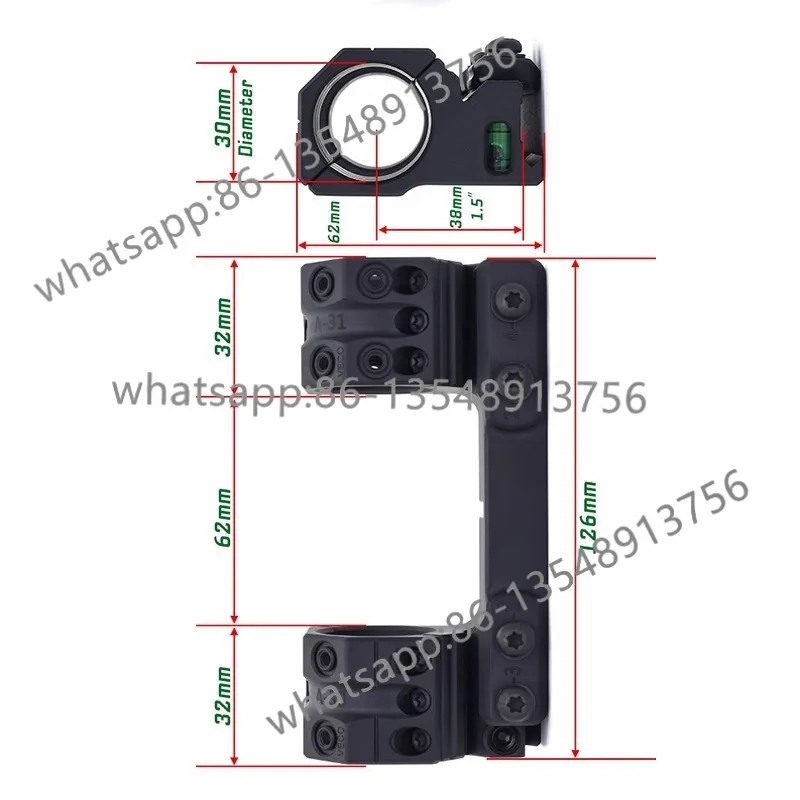 Mirror bridge bracket multifunctional SP-3002 metal 1.93inch 1.5inch 30mm caliber factory direct sales
Mirror bridge bracket multifunctional SP-3002 metal 1.93inch 1.5inch 30mm caliber factory direct sales
