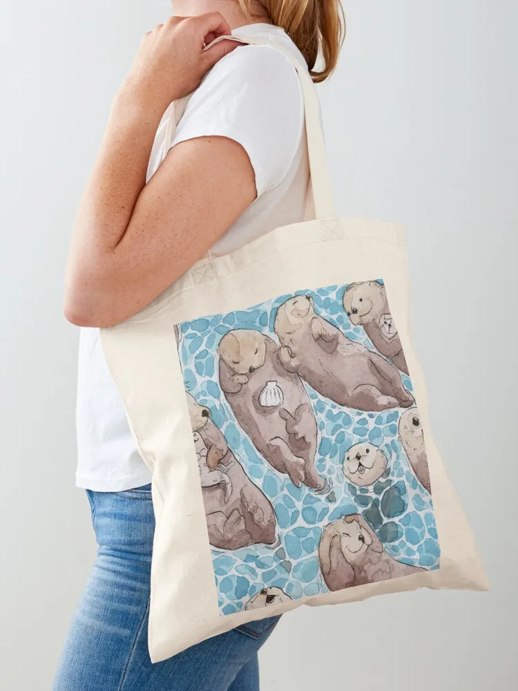 Otter family Tote Bag ecological bags Handbags Women's tote bag
Otter family Tote Bag ecological bags Handbags Women's tote bag