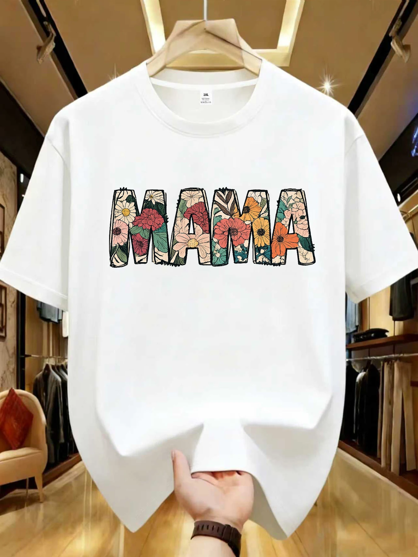 【WDS01346】Floral MAMA Mother's Day Graphic Plus Size Women's Printed Crew Neck T-Shirt Summer Casual Short Sleeve Street Style
【WDS01346】Floral MAMA Mother's Day Graphic Plus Size Women's Printed Crew Neck T-Shirt Summer Casual Short Sleeve Street Style