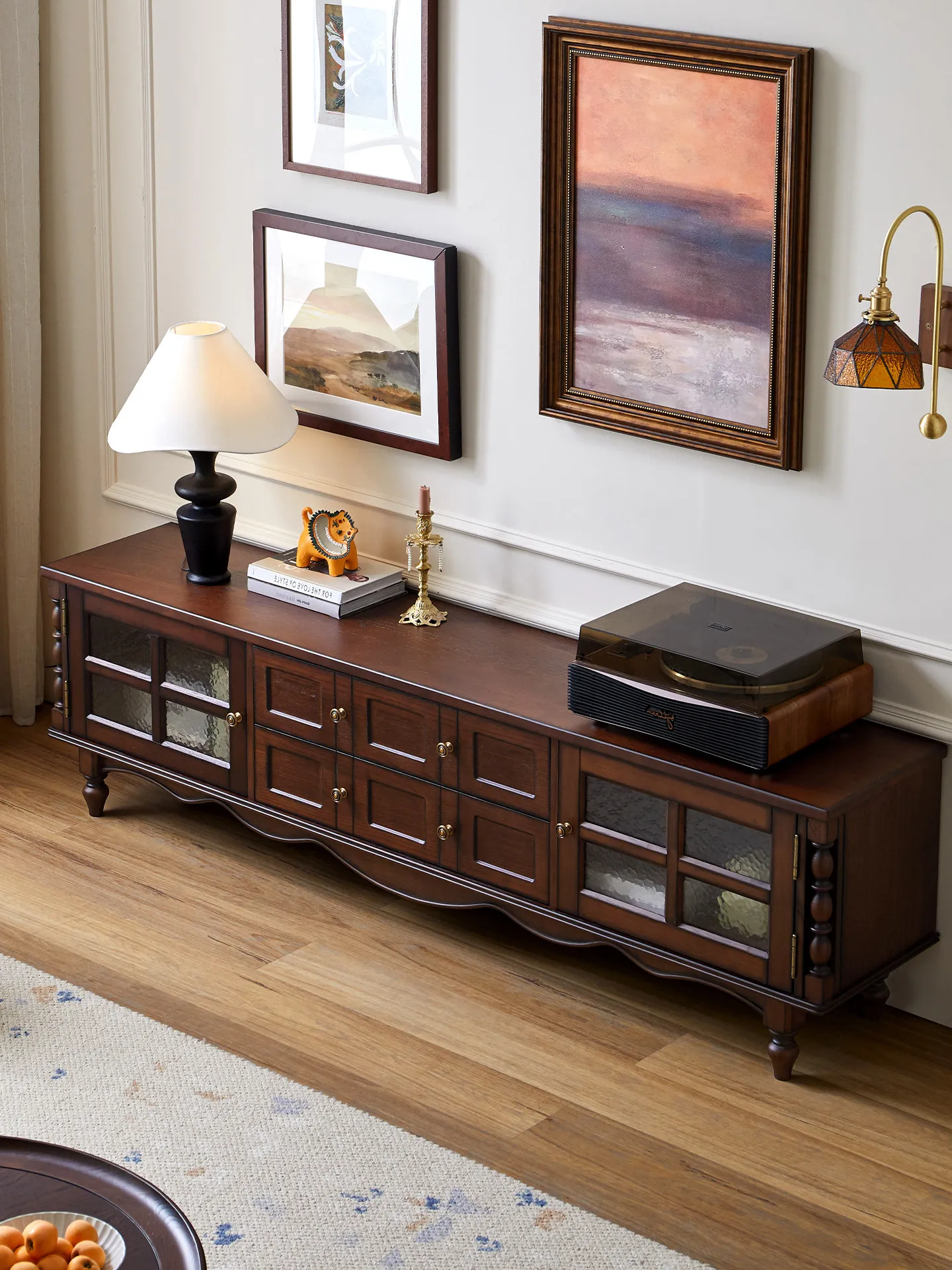 YFY American retro solid wood TV cabinet living room home, storage locker TV cabinet
YFY American retro solid wood TV cabinet living room home, storage locker TV cabinet