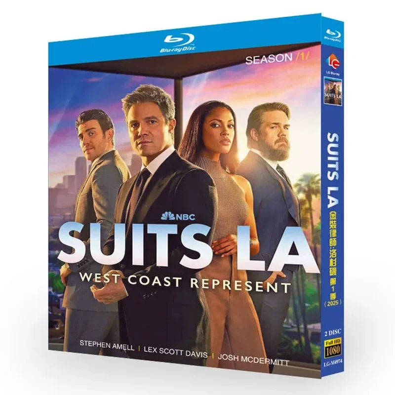 BD Blu-ray High Definition American Drama Gold Lawyer Los Angeles Suits LA 2 Disc Box
BD Blu-ray High Definition American Drama Gold Lawyer Los Angeles Suits LA 2 Disc Box