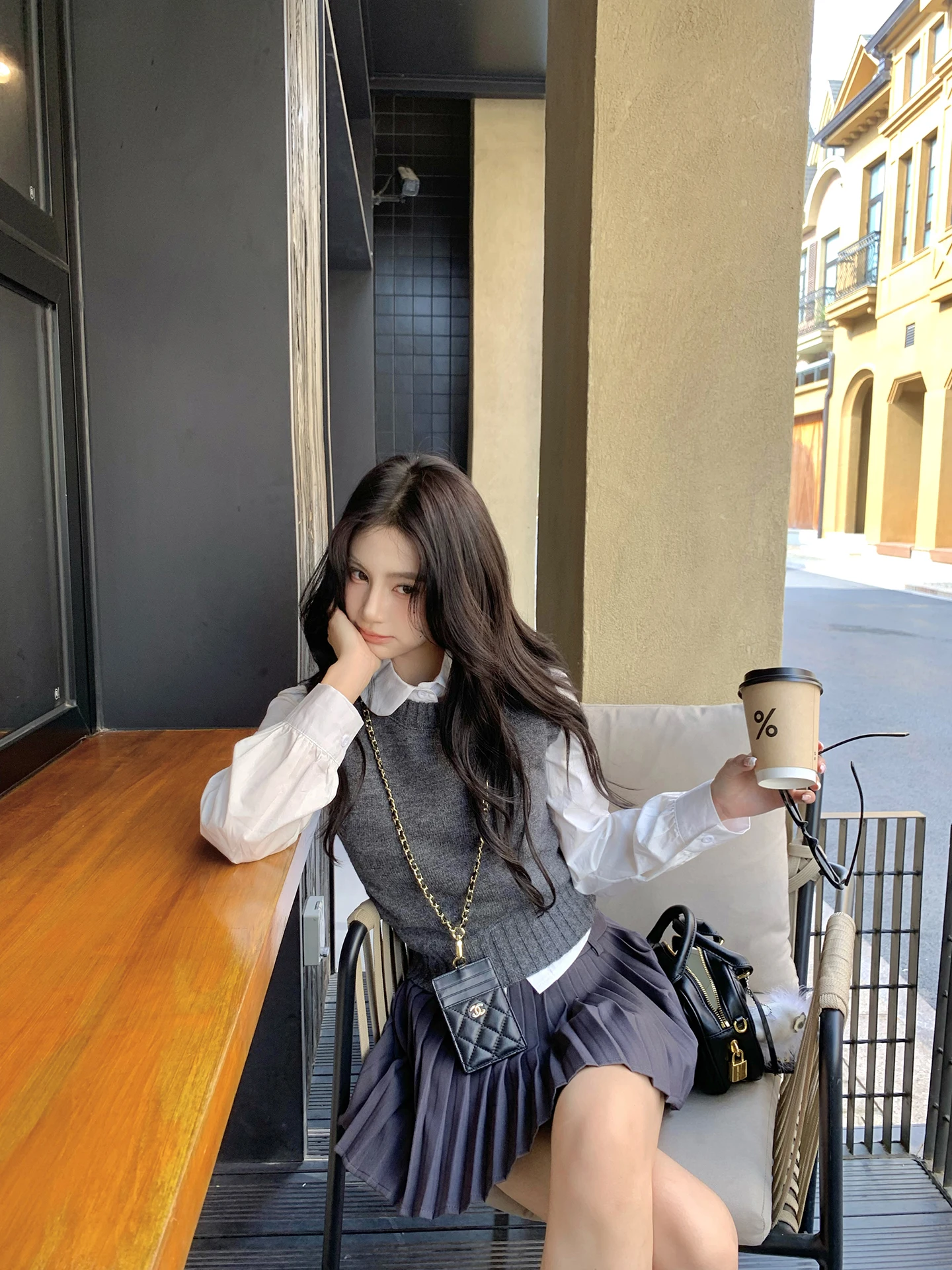 Anneshop Seoul Limited Edition Korean College Style Women's Shirt Vest Plaid Skirt Three Piece Set Casual Long Sleeve Spring ...
Anneshop Seoul Limited Edition Korean College Style Women's Shirt Vest Plaid Skirt Three Piece Set Casual Long Sleeve Spring ...