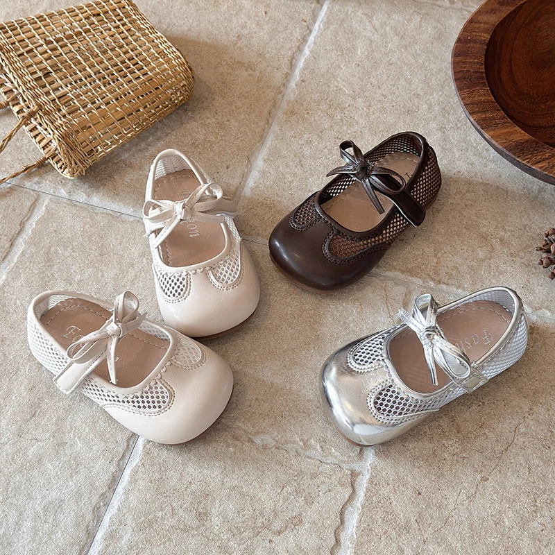 New Children's Mesh Shoes Causal Patchwork Girls Flat Shoes Summer Bow Kids Princess Party Leather Shoes for School Daily Wear
New Children's Mesh Shoes Causal Patchwork Girls Flat Shoes Summer Bow Kids Princess Party Leather Shoes for School Daily Wear